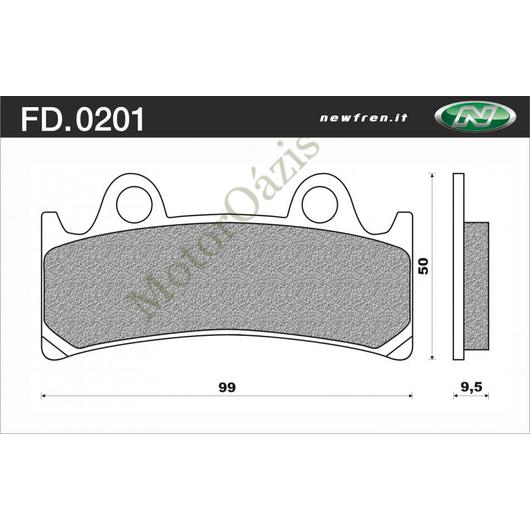NEWFREN Fékbetét FD.0201BR