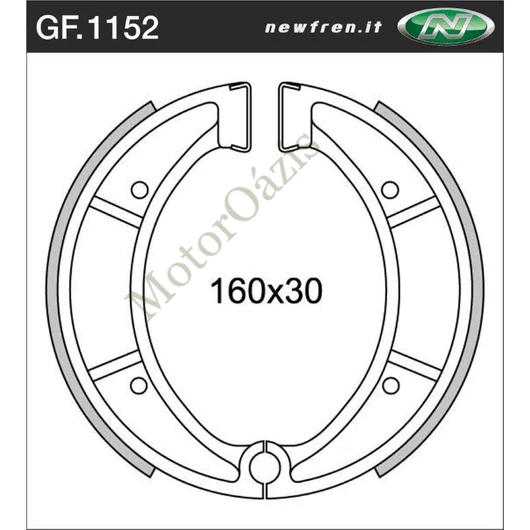 NEWFREN Fékpofa GF.1152