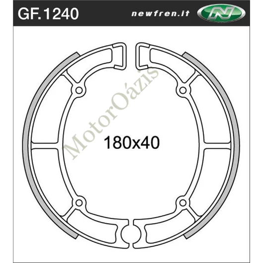 NEWFREN Fékpofa GF.1240