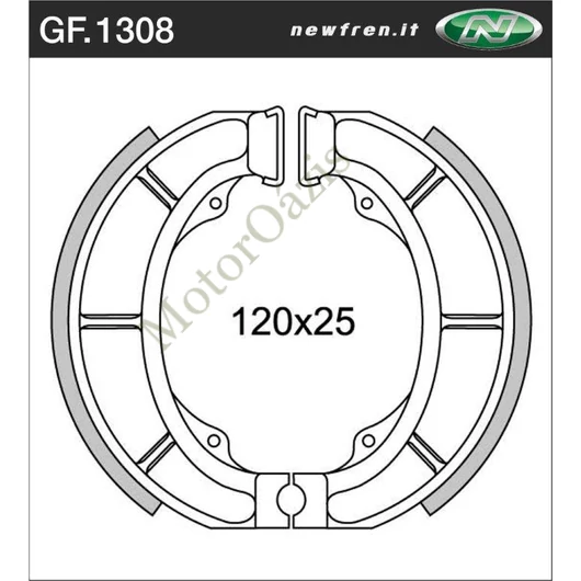 NEWFREN Fékpofa GF.1308