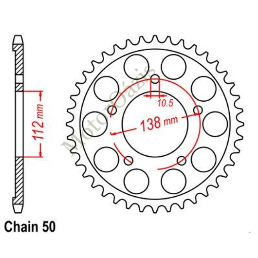 Hátsó Lánckerék LKS5485-42