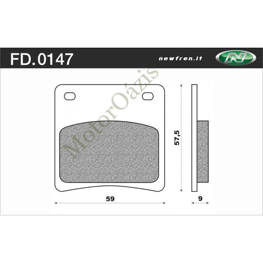 NEWFREN Fékbetét FD.0147