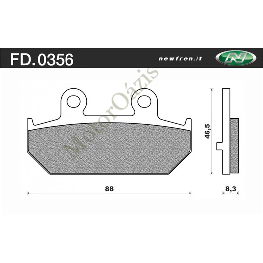 NEWFREN Fékbetét FD.0356BE