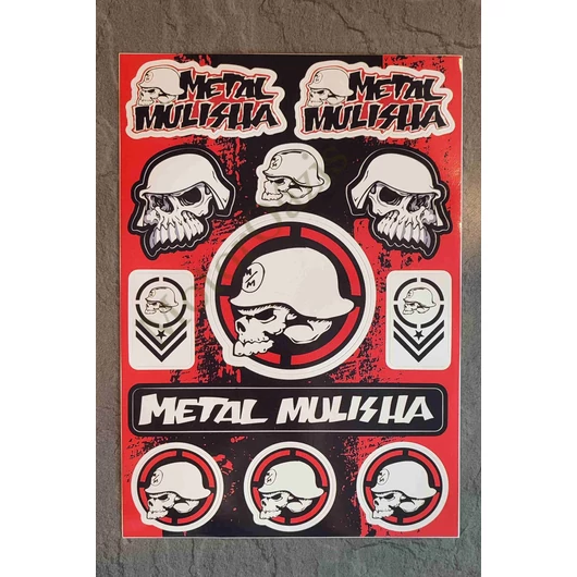 Motoros matrica szett Metal Mulisha 01 (A4-es)