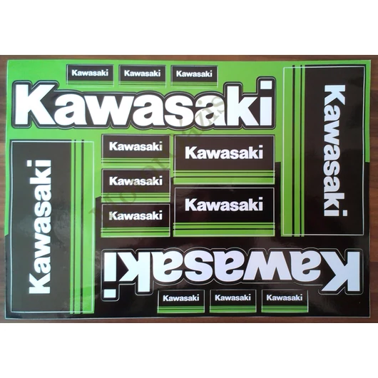 Motoros matrica szett KAWASAKI 05 (A4-es)