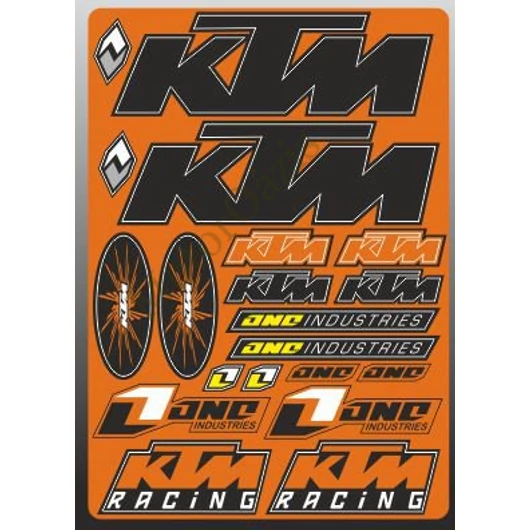 Motoros matrica szett KTM 01 (A4-es)