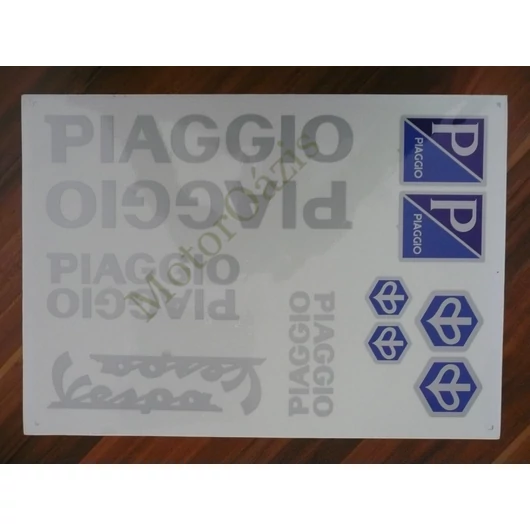 Motoros matrica szett PIAGGIO 04 (A4-es)