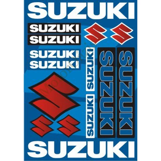 Motoros matrica szett SUZUKI 01 (A4-es)