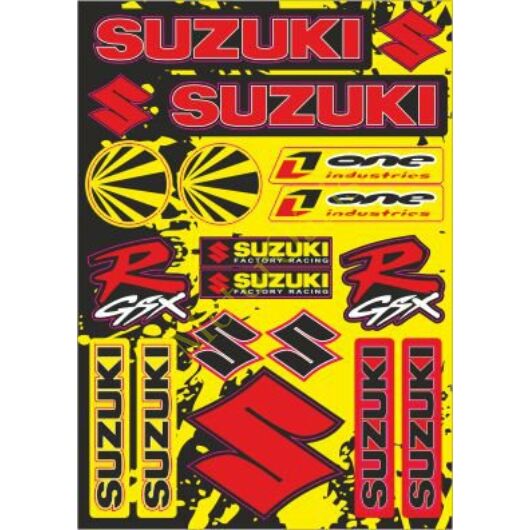 Motoros matrica szett SUZUKI 03 (A4-es)