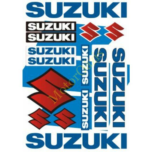 Motoros matrica szett SUZUKI 02 (A4-es)