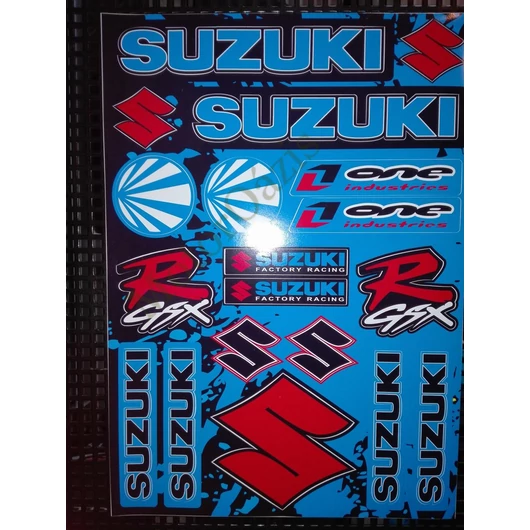 Motoros matrica szett SUZUKI 10 (A4-es)