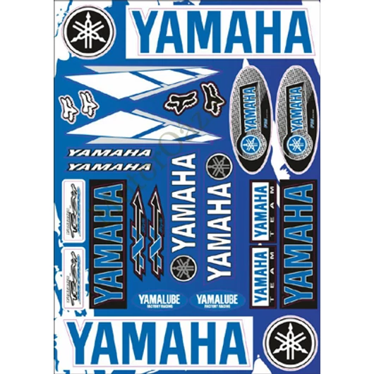 Motoros matrica szett YAMAHA 01 (A4-es)