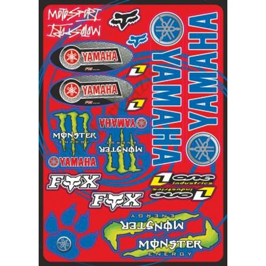 Motoros matrica szett YAMAHA 03 (A4-es)