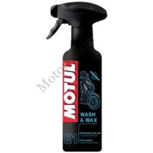 MOTUL E1 száraz tisztító spray Wash & Wax 400ml