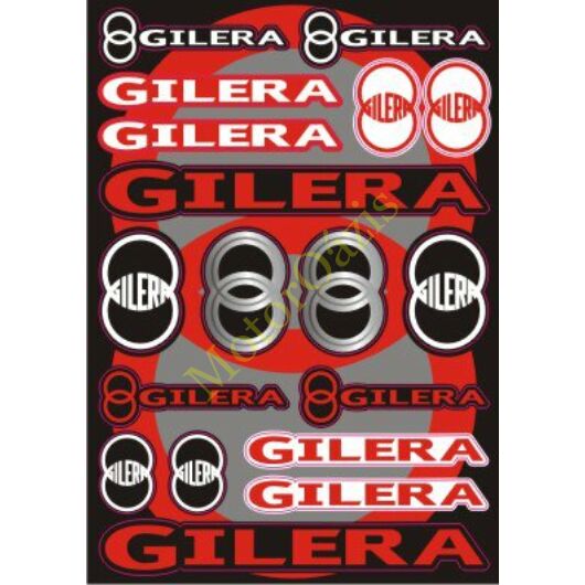 Motoros matrica szett GILERA 01 (A4-es)