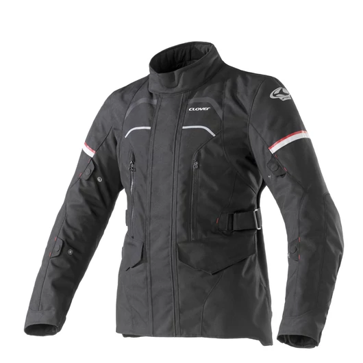 Motoros kabát, CLOVER Storm-3, fekete