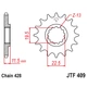 Kép 4/6 - Láncszett Suzuki DR-Z125  2003-2024 évjárat