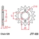 Kép 4/6 - Láncszett Kawasaki KX250 F N1,N2 2004-2005 évjárat