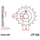 Kép 4/6 - Láncszett Kawasaki KX85 A1-CSF (428-as verzió) 2001-2025 évjárat 