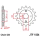 Kép 4/6 - Láncszett Yamaha TT-R230 2005-2026 évjárat